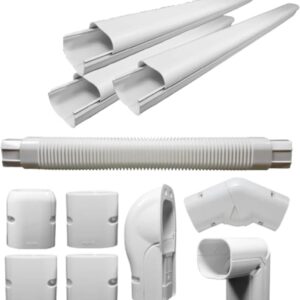 PVC Air Conditioner Line Set Cover Kit Advance|13 ft pipe length